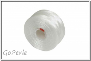 S-Lon, Size D, Beading Thread, Fdelgarn, white, 1 Spule